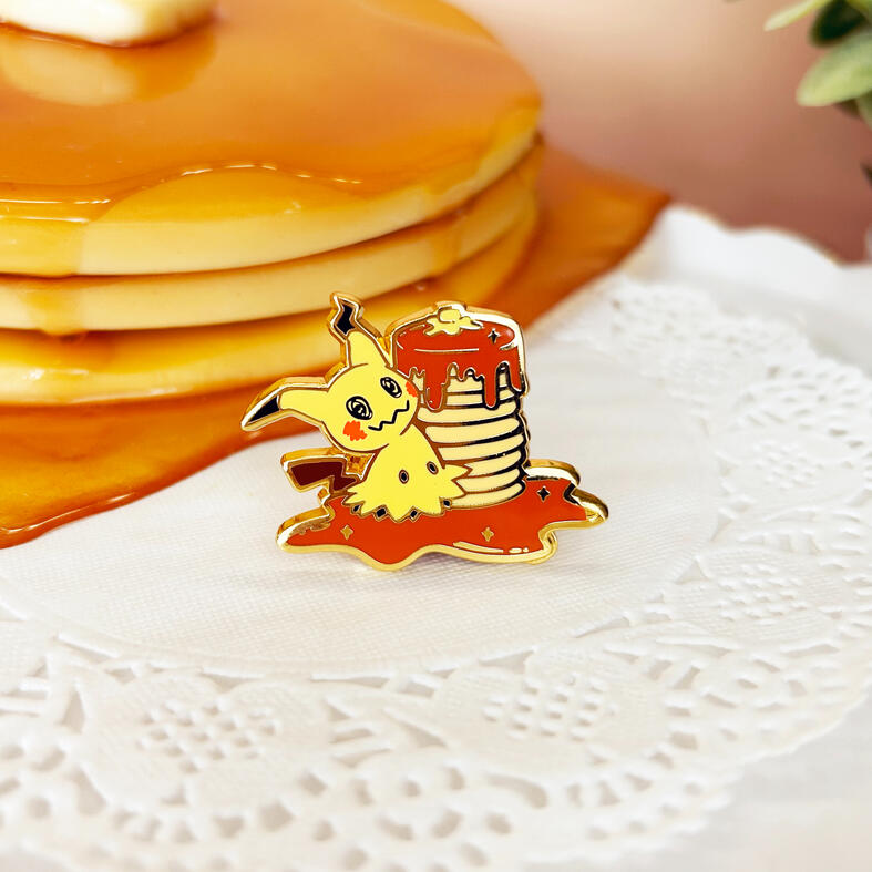 Mimikyu Pancake Stack Pin